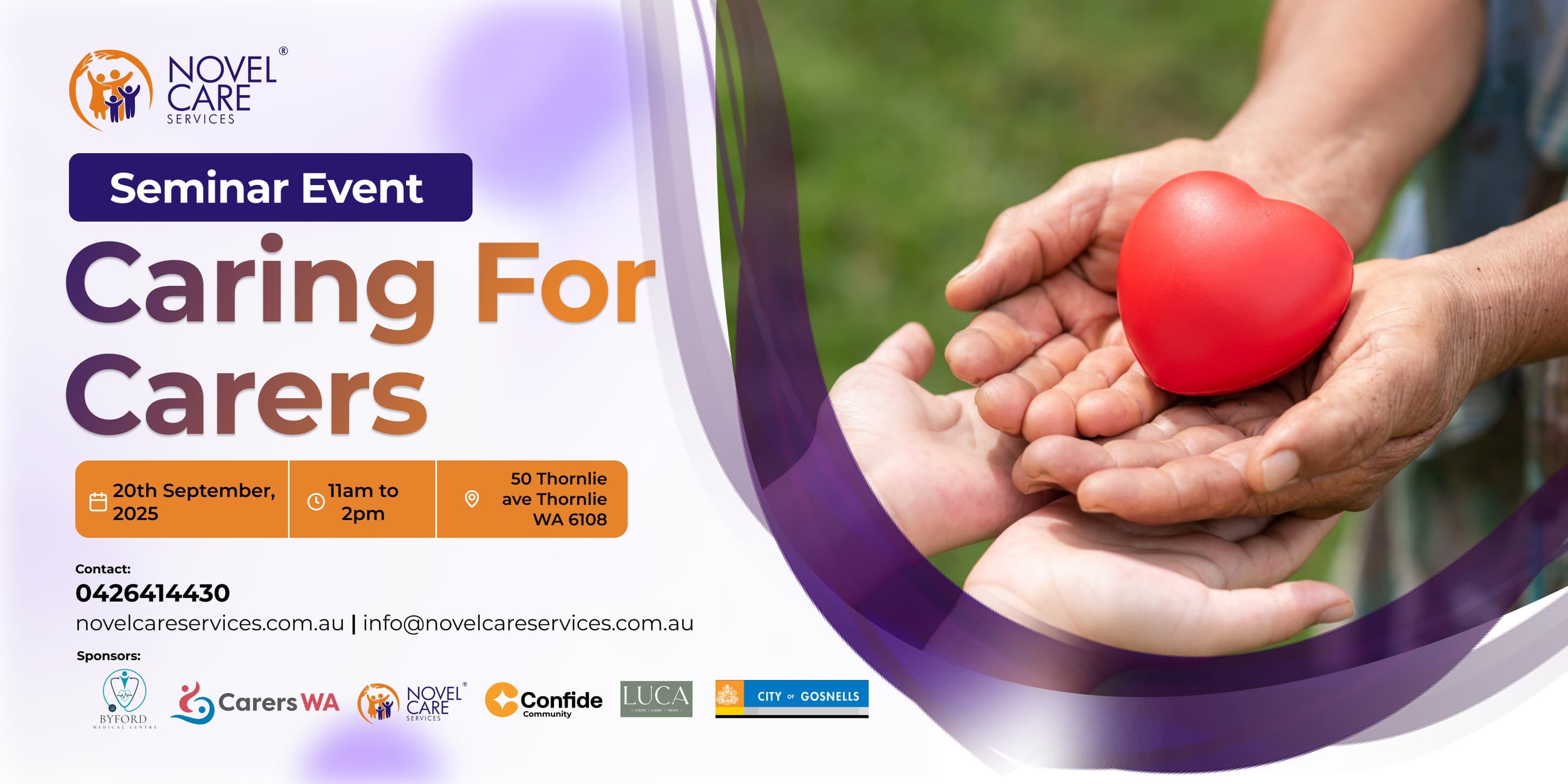 Caring For Carers | Seminar Event 20th September 2025